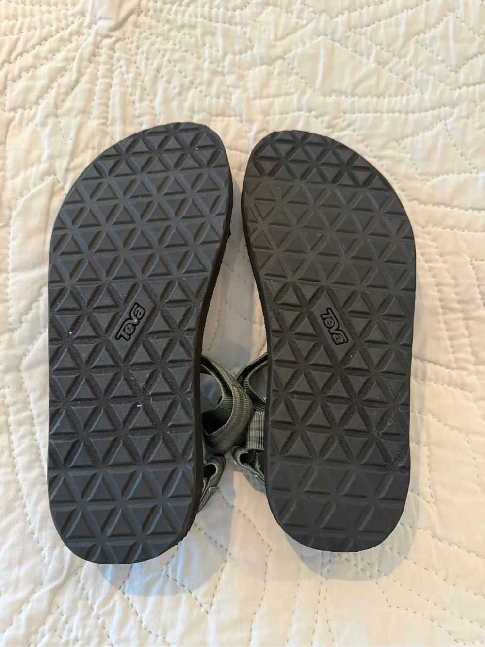 Teva Men's Original Universal Green Tie dye Strap Sandals